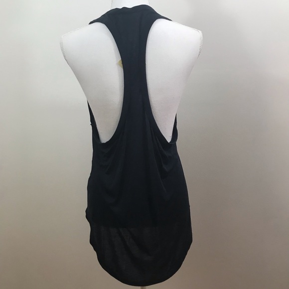 Haute Hippie Midnight Racer Back Tank Top Size M - Picture 4 of 6